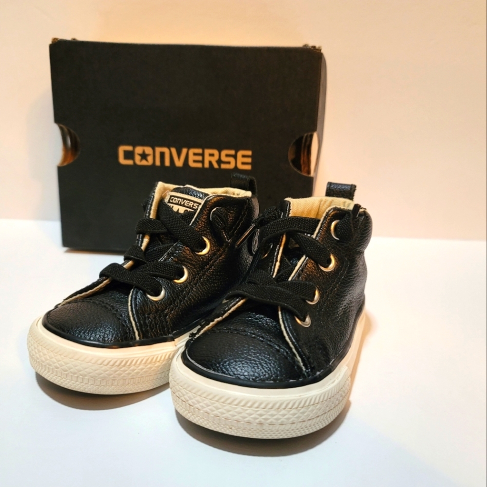 COPY - Leather Infant Converse
